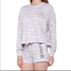 Hurley tie dye waves pj set